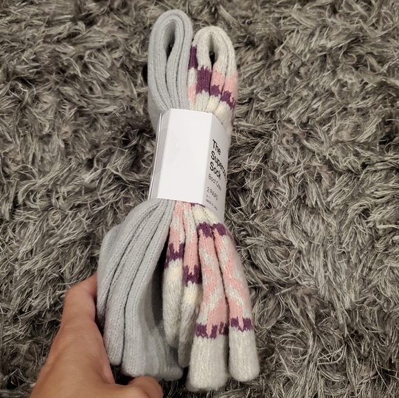 NWT Women's Sonoma Bundle of 2 Super Cozy Boot Crew Socks - Picture 3 of 6